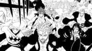Diamond Kingdom mages as seen in Black Clover chapter 381 (Image via Shueisha)